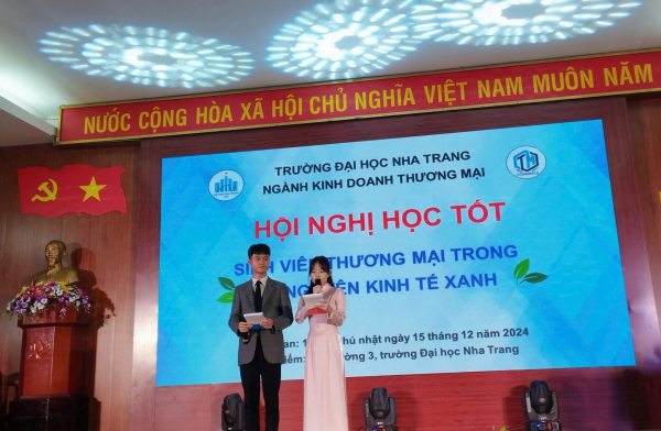 Hội nghị học tốt ngành Kinh doanh thương mại 2024: “Sinh viên thương mại trong Kỷ nguyên Kinh tế xanh”