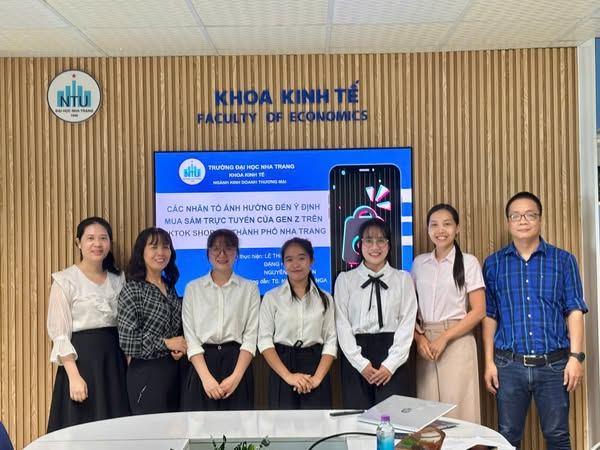 Kết quả hoạt động nghiên cứu khoa học của sinh viên Khoa Kinh tế – Trường Đại học Nha Trang 