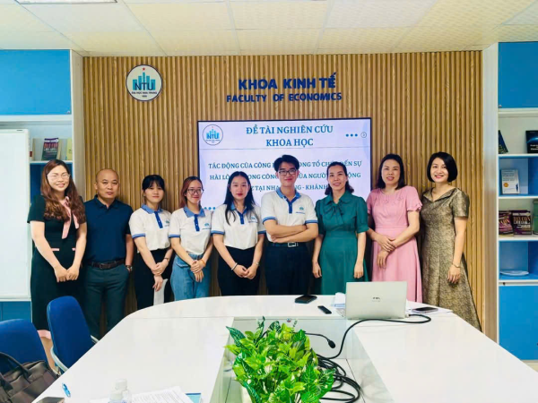 Kết quả hoạt động nghiên cứu khoa học của sinh viên Khoa Kinh tế – Trường Đại học Nha Trang 