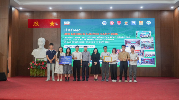 Sinh viên ngành Quản trị Kinh doanh –  Trường Đại học Nha Trang tham gia UEH Mekong Summer Camp 2025
