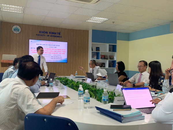 Hội đồng đánh giá Luận án tiến sĩ cấp cơ sở - NCS Lê Đức Tâm